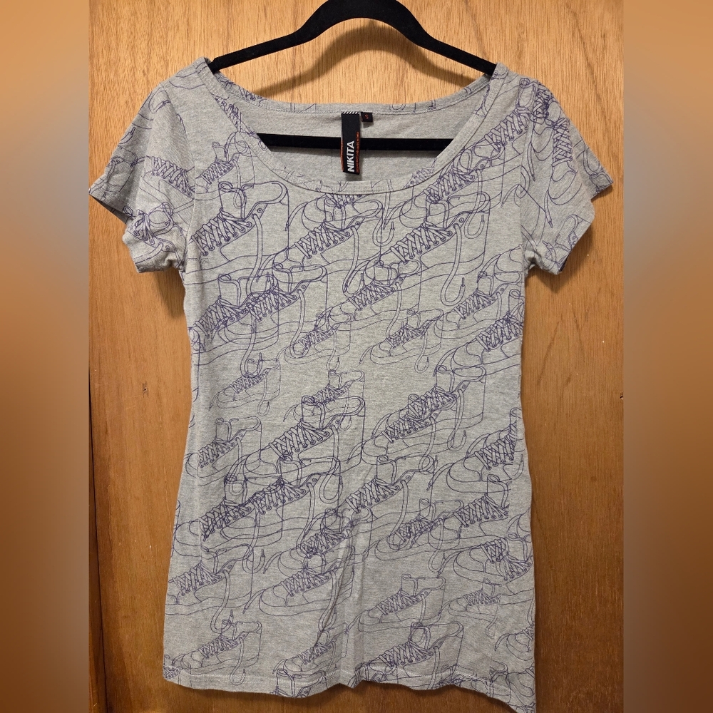Gray NIKITA Graphic T-Shirt